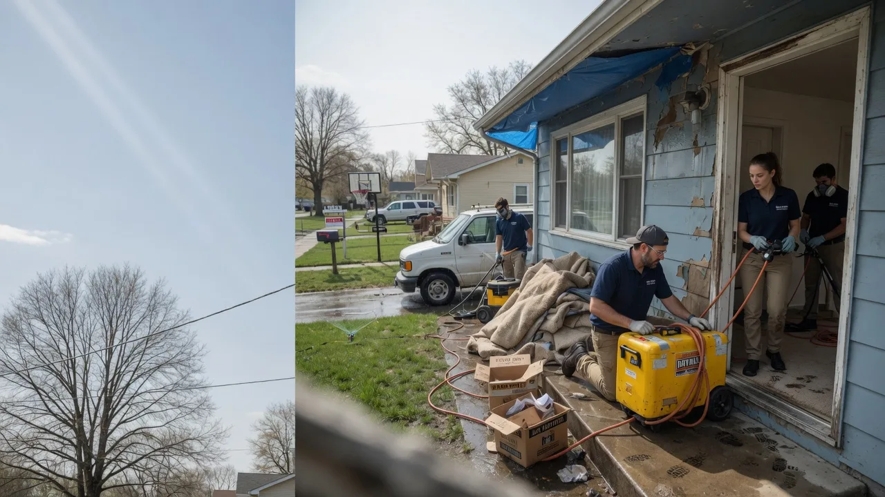 Basement Flood Cleanup in East Bernstadt, KY near me